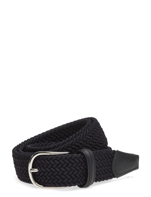 Anderson's Elastic Woven Viscose Belt Anderson's Navy