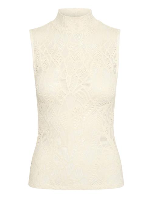 Gestuz Hilmagz Lace Tank Top Gestuz Cream