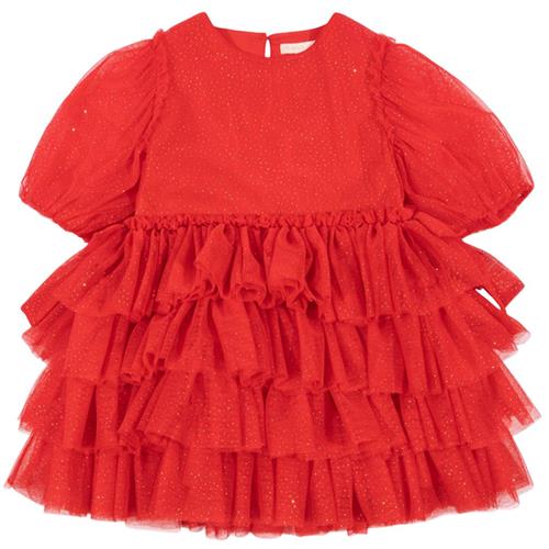 Konges Sløjd Fay Dress Grs - Barbados Cherry | Rød | 5-6 years