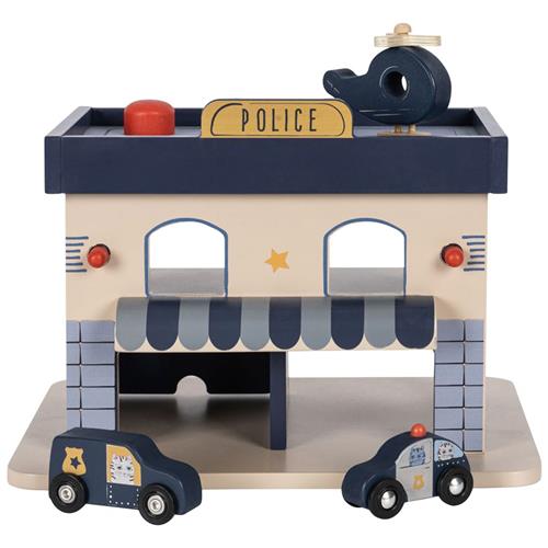 Konges Sløjd Wooden Police Station Fsc Blue Multi | Blå | 01