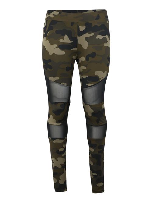 Urban Classics Leggings  khaki / oliven / sort