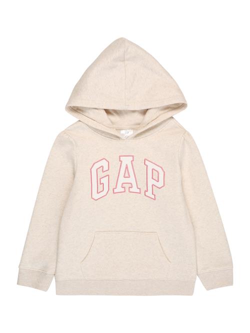 GAP Sweatshirt  beige-meleret / pink / hvid