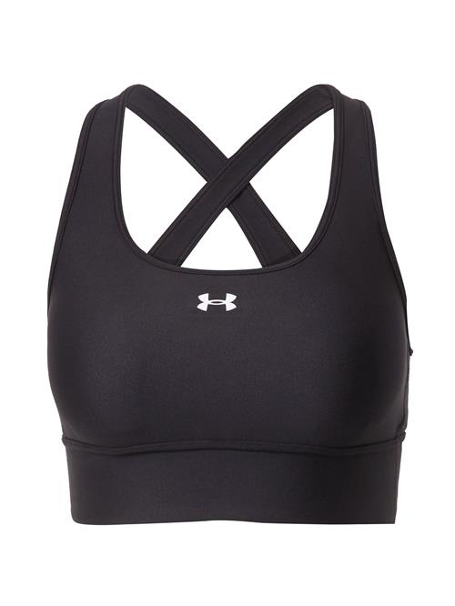 UNDER ARMOUR Sports-BH  sort / hvid