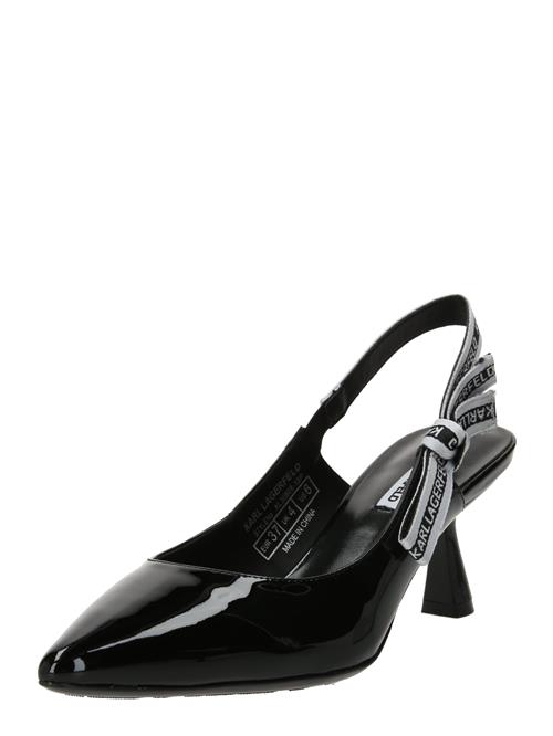 Se Karl Lagerfeld Slingpumps  sort / hvid ved About You