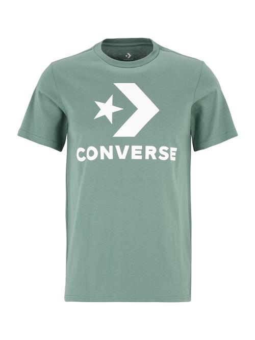 CONVERSE Funktionsbluse  smaragd / hvid