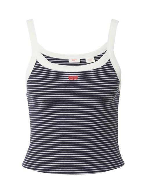 LEVI'S ® Overdel 'Essential Sporty Rib Tank'  navy / hvid