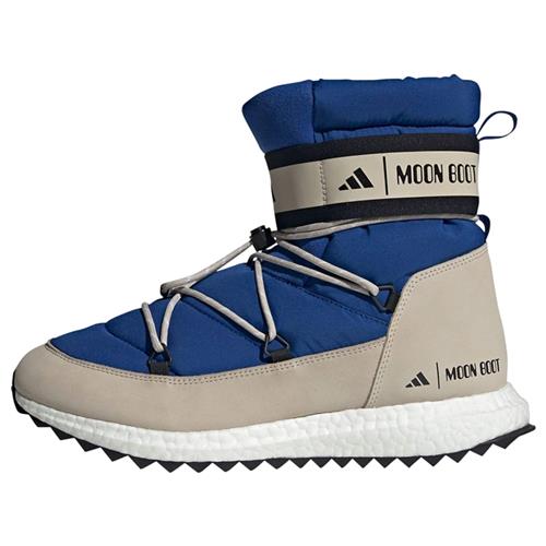 ADIDAS SPORTSWEAR Snowboots 'Adidas x Moon - Moonboost'  beige / mørkeblå