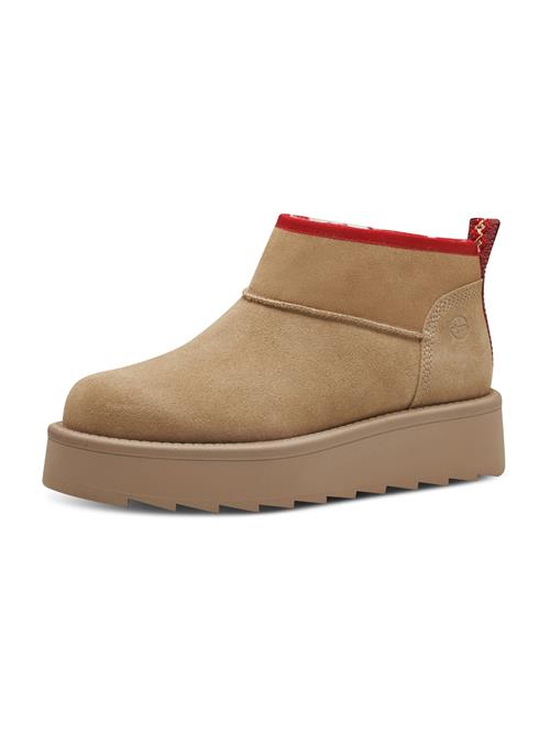 Tamaris Boots  camel / rød