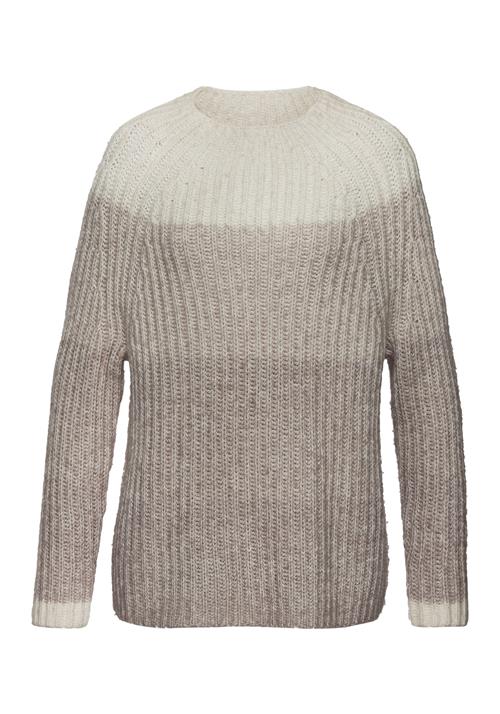 LASCANA Pullover  beige / lysebeige / hvid