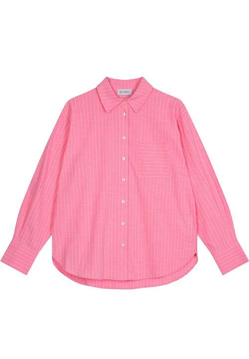 OH APRIL Bluse 'Nia'  pink / hvid