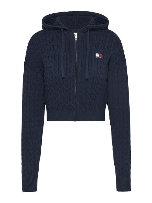 Tommy Jeans Cardigan  navy / blodrød / hvid