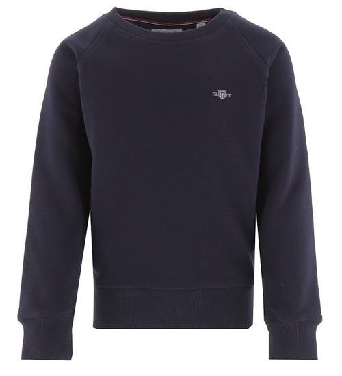 Se GANT Sweatshirt - Shield - Evening Blue ved KidsWorld