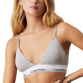 Calvin Klein Bh Modern Cotton Lightly Lined Triangle Grå X-Large Dame