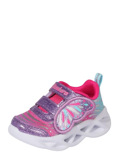 SKECHERS Sneakers  lyseblå / pink / sølv / hvid