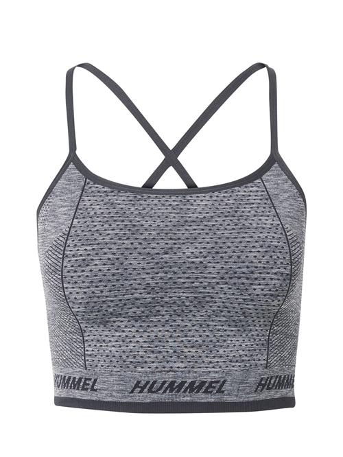 Hummel Sports-BH 'CAMI'  mørkegrå / sort