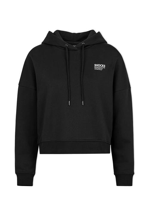 SNOCKS Sweatshirt  sort / hvid