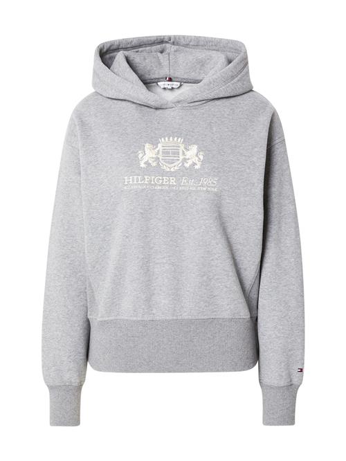 TOMMY HILFIGER Sweatshirt  grå-meleret / hvid