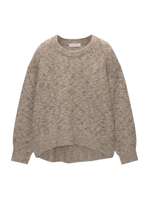 Pull&Bear Pullover  brun / grå-meleret