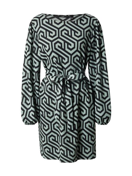 VERO MODA Kjole 'MERVE'  pastelgrøn / sort