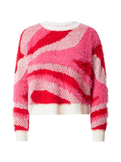 VERO MODA Pullover  lysebeige / pink / rød