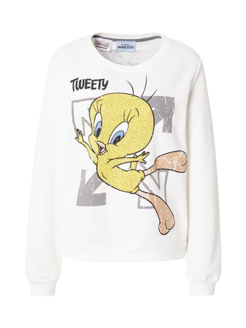 Frogbox Sweatshirt 'Tweety'  gul / grå / sort / hvid