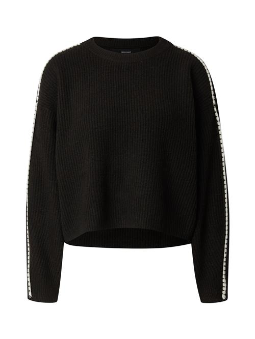 Vero Moda Petite Pullover 'VMZORA'  choko / hvid