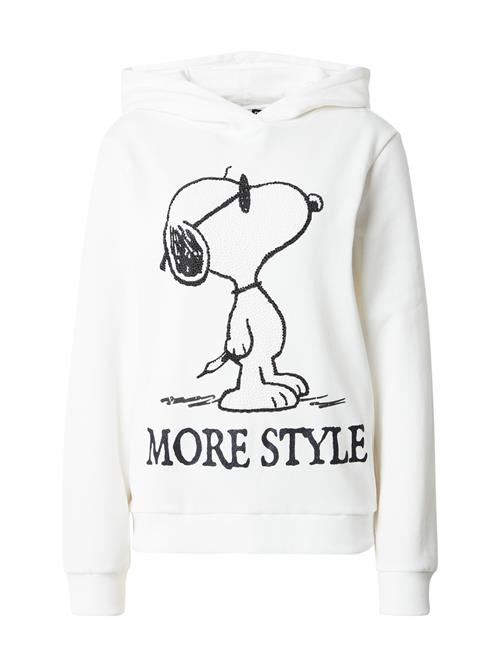 Frogbox Sweatshirt 'Snoopy More'  mørkegrå / sort / hvid