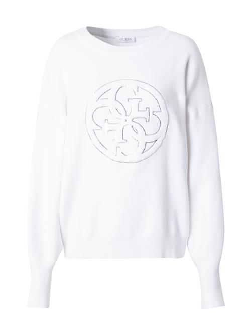 GUESS Sweatshirt 'KATE'  sølv / hvid