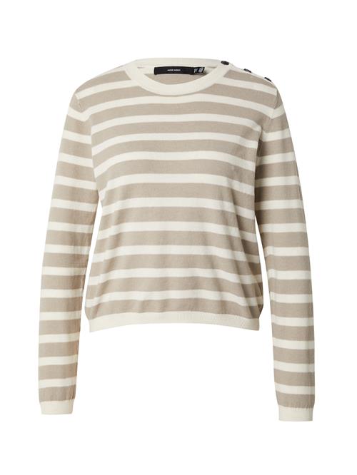 Se VERO MODA Pullover 'VMFANTASTIC'  beige / lysegrå ved About You