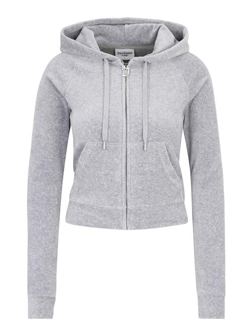 Juicy Couture Tall Sweatjakke 'MADISON'  grå-meleret / sølv