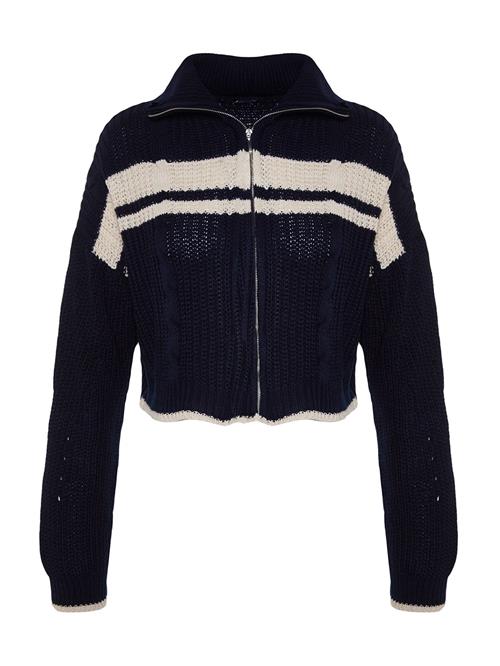 Se Trendyol Cardigan  navy / naturhvid ved About You