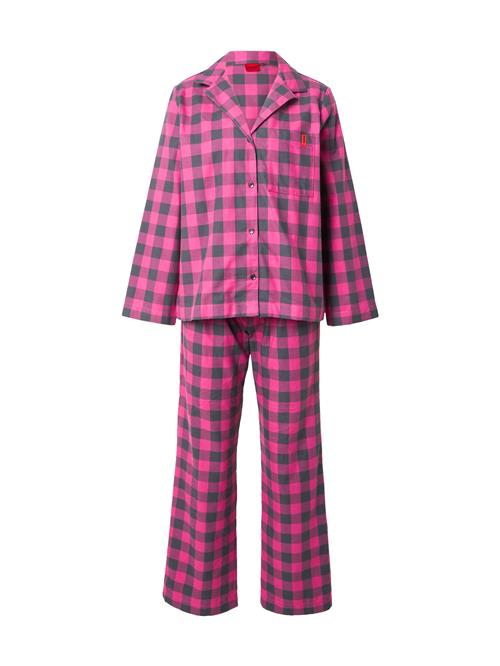 HUGO Pyjamas  antracit / pink