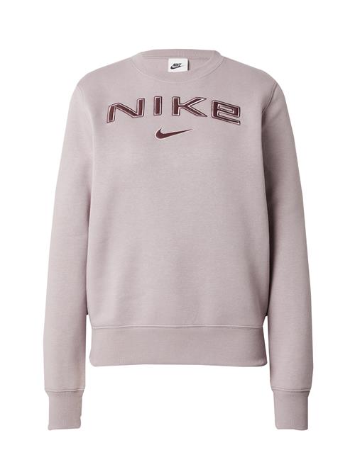 Nike Sportswear Sweatshirt 'Phoenix Fleece'  lavendel / vinrød / hvid