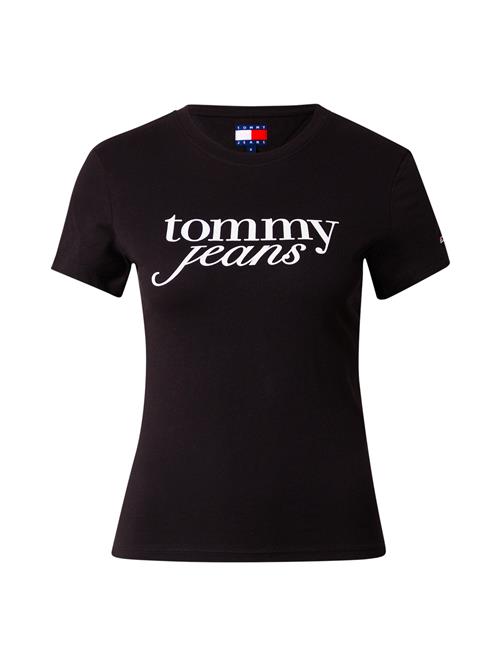 Tommy Jeans Shirts 'ESSENTIAL'  sort / hvid