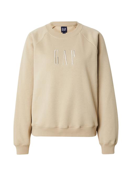 GAP Sweatshirt 'RAGLAN CREW PULLOVER'  beige