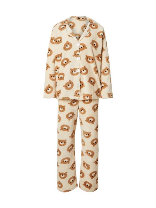 Trendyol Pyjamas  lysebeige / brun / choko