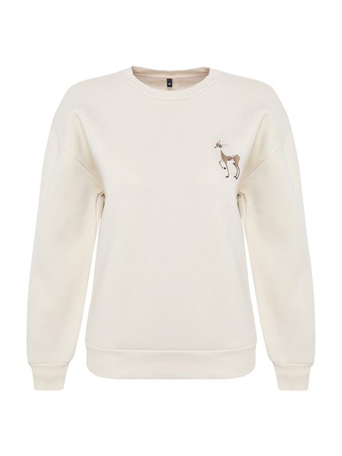 Trendyol Sweatshirt  lysebrun / stone / sort / æggeskal