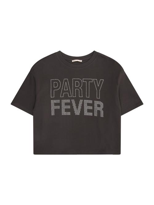 Se ONLY GIRLS Bluser & t-shirts 'KOGRIRI'  sort / sølv ved About You