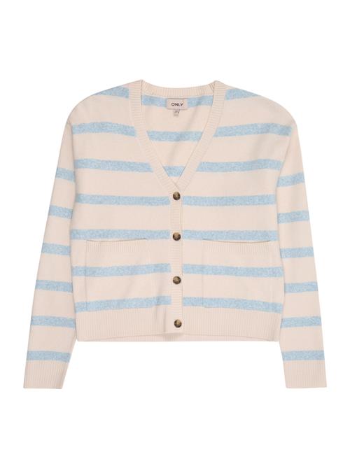 KIDS ONLY Cardigan 'KOGAMA'  beige / lyseblå