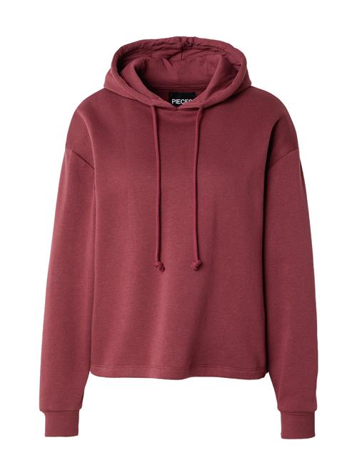 PIECES Sweatshirt 'PCCHILLI'  vinrød