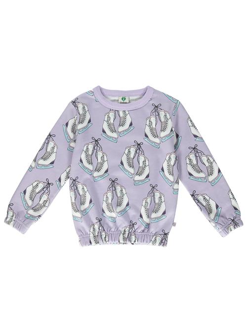 Småfolk Sweatshirt  lyseblå / lavendel / sort / hvid