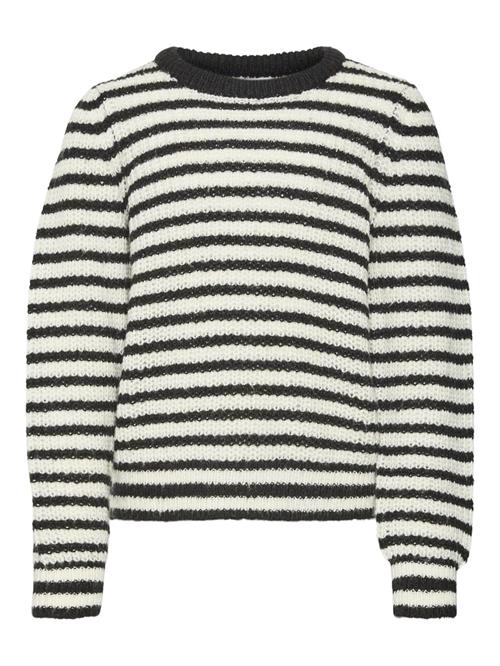 Vero Moda Girl Pullover 'EARTH'  sort / hvid