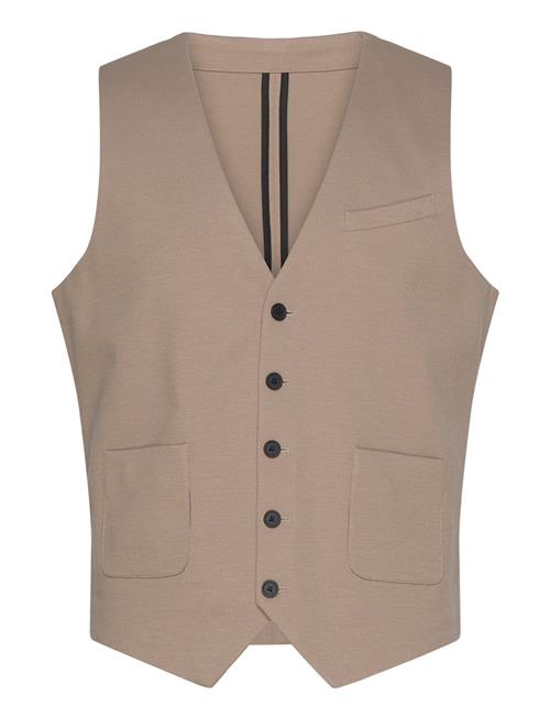 Lindbergh Superflex Knitted Waistcoat Lindbergh Beige