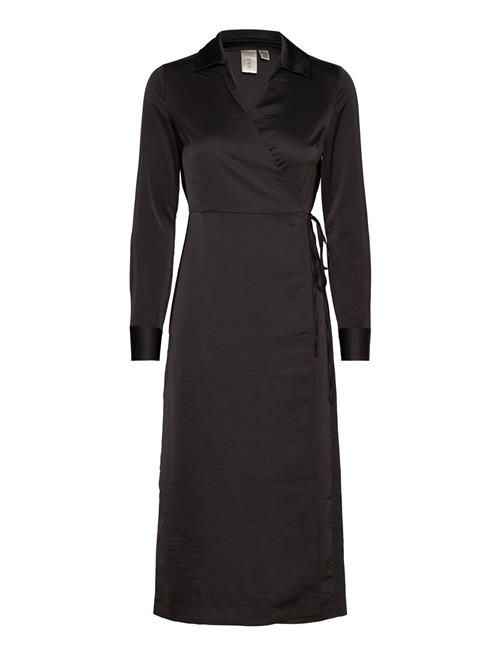 YAS Yassigne Ls Midi Dress - Ca YAS Black