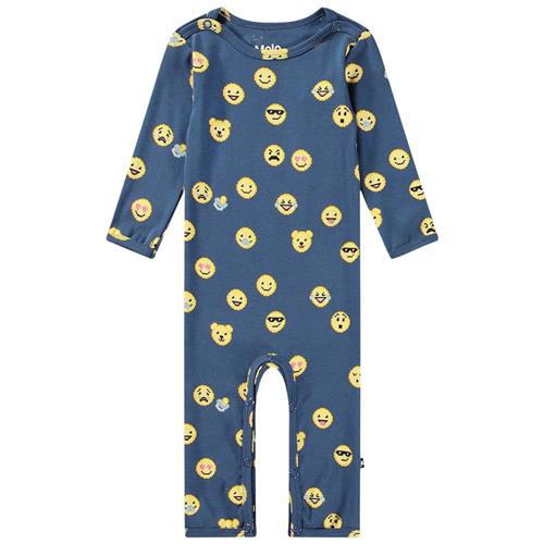 Molo GOTS Fenez Heldragt Pixel Smiles | Blå | 68 cm