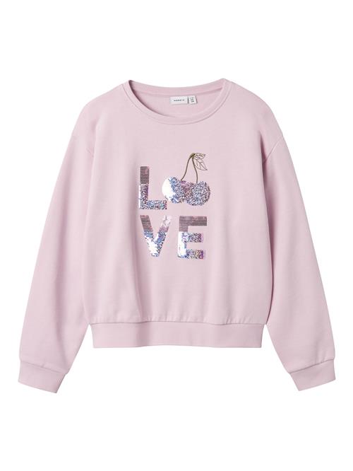 NAME IT Sweatshirt 'NKFTEKA'  blå / oliven / lilla / lilla