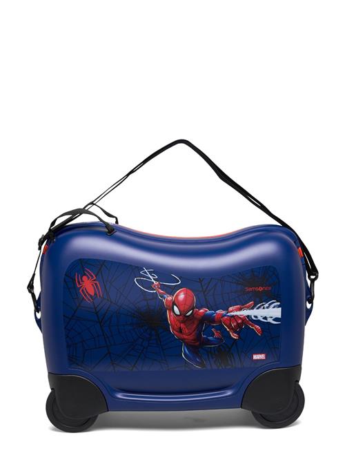 Dream2Go Ride-On Suitecase Marvel Spiderman Web Samsonite Navy