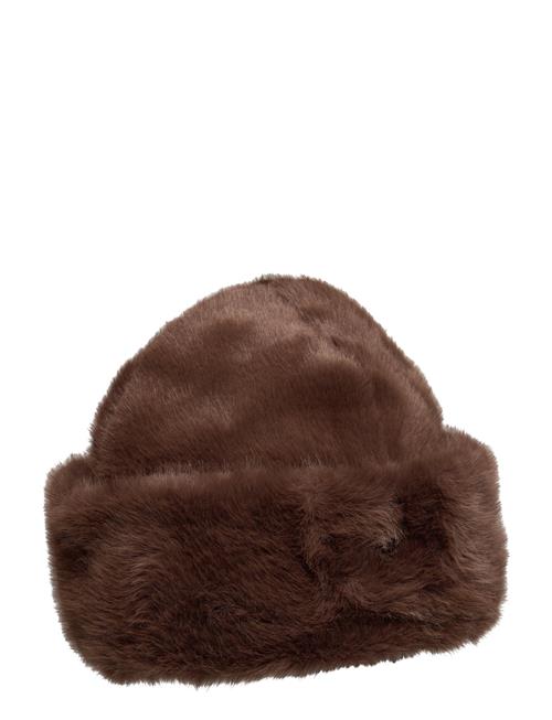 Lindex Hat Fur Lindex Brown