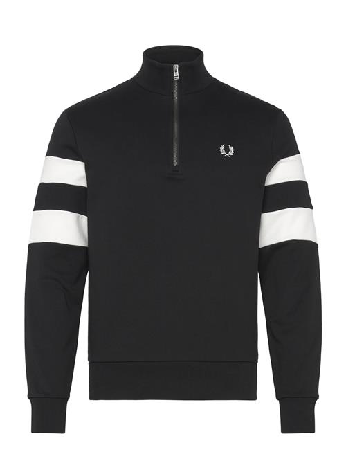 Fred Perry Tipped S Half Zip Sweat Fred Perry Black