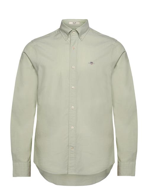 GANT Slim Poplin Shirt GANT Green